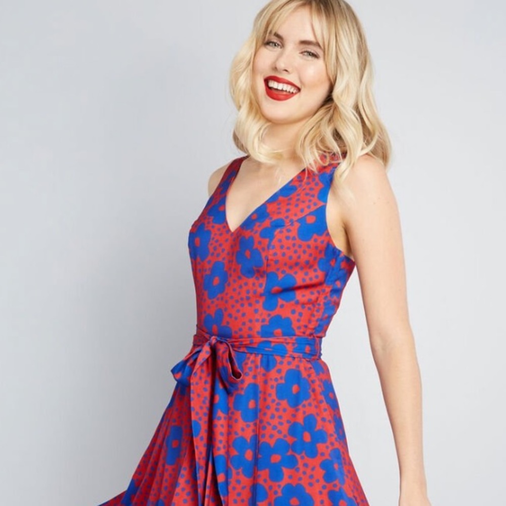 ModCloth Timeless Magnetism A Line Dress